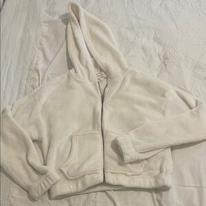 ✨ 3 for $20 Bundle Deal ✨ Pink Rose Cream Fleece Jacket